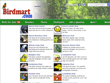 Tablet Screenshot of birdmart.com